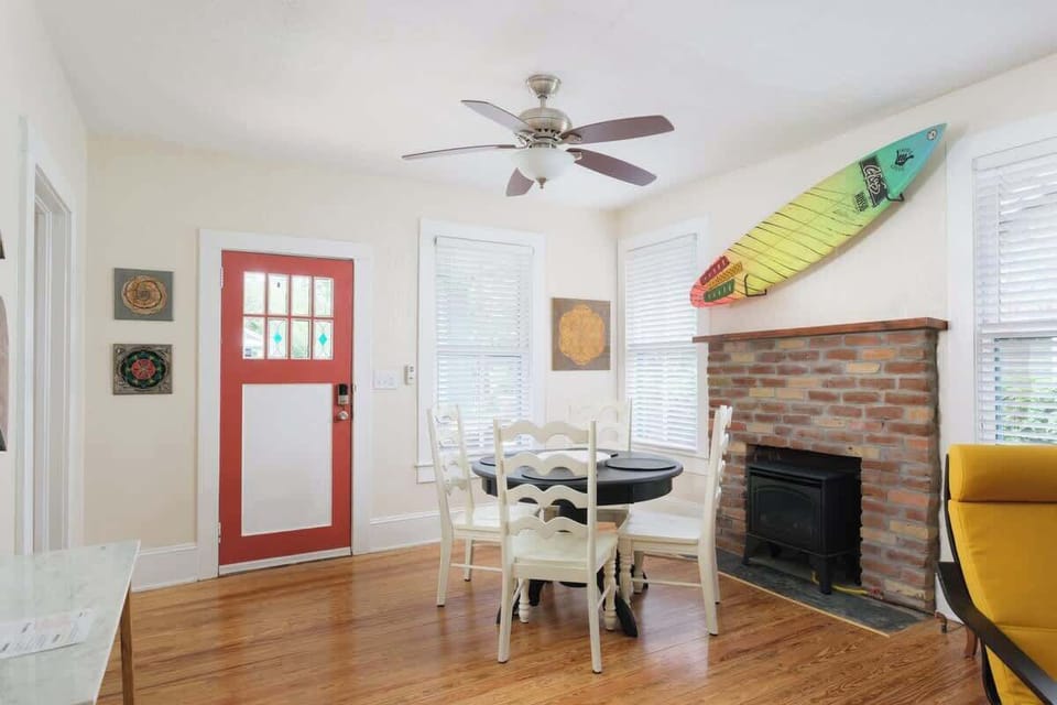 Dining area and gas heater