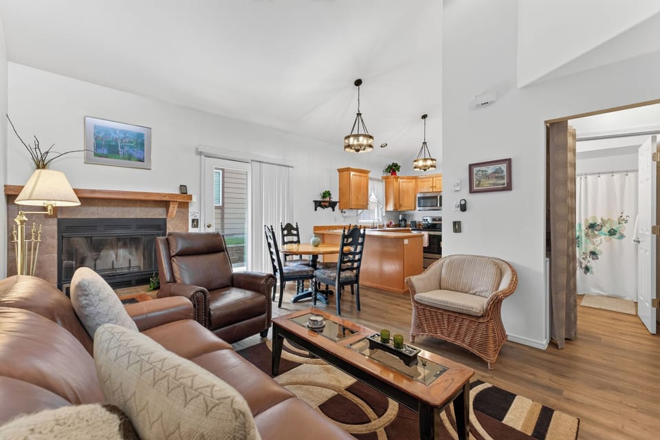 Living, dining & kitchen- main level