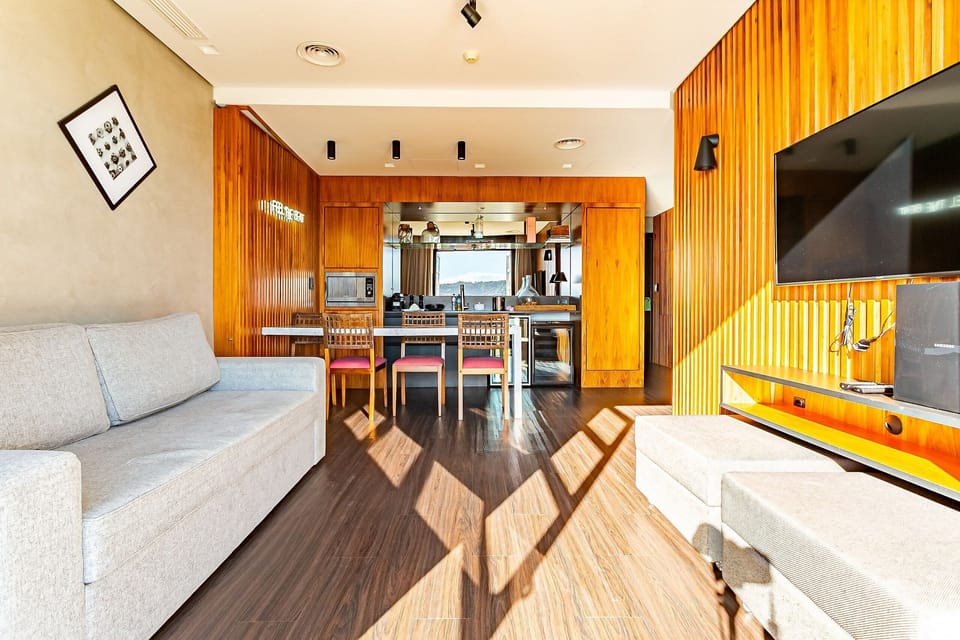Basic Apartment | Living area | 40-inch TV with digital channels