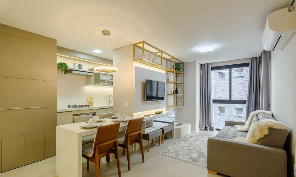 Basic Apartment | Living area | 40-inch TV with digital channels