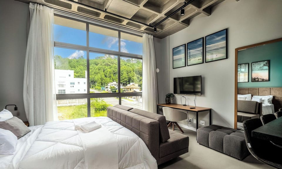 Cozy Loft 750m From Canas Beach - Tps311 Apartment in Florianopolis