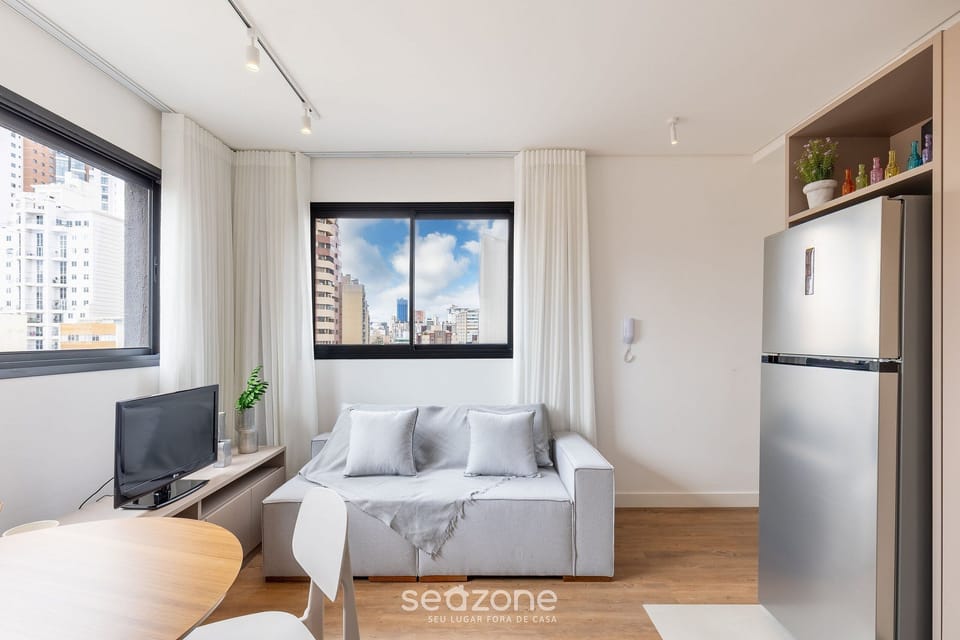Basic Apartment | Living area | 40-inch TV with digital channels