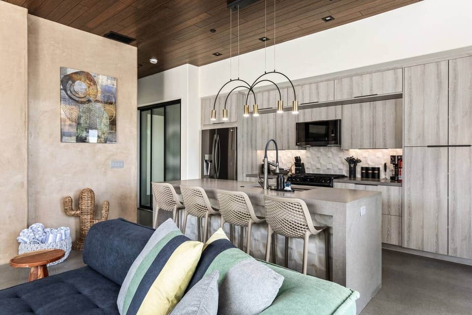 Open concept means you won't feel left out while cooking or doing dishes