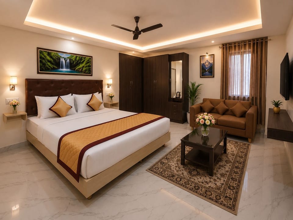 Deluxe Double Room, 1 King Bed | Desk, laptop workspace, WiFi (free)