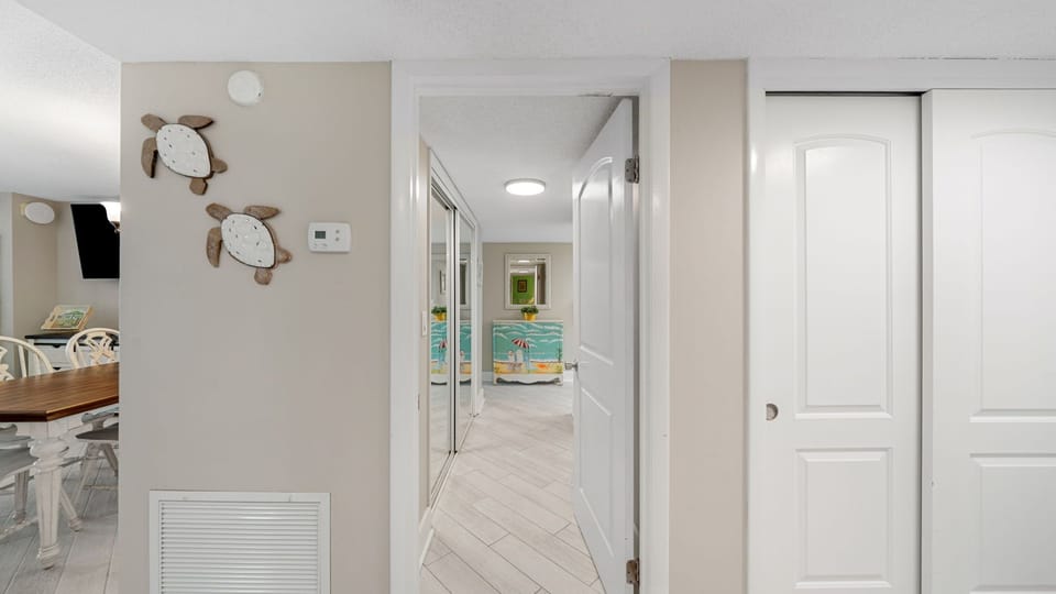 Hallway leading to master bedroom