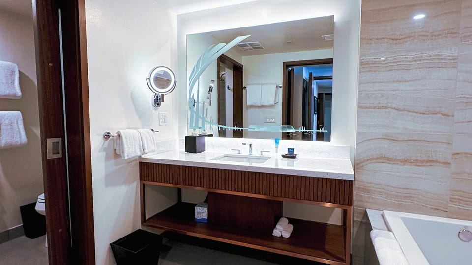 En-suite Bathroom • Tub + Shower + Vanity