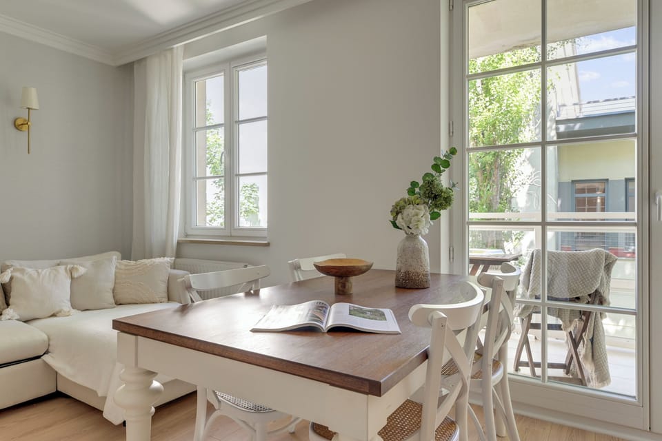 Family Apartment, Balcony | In-room dining