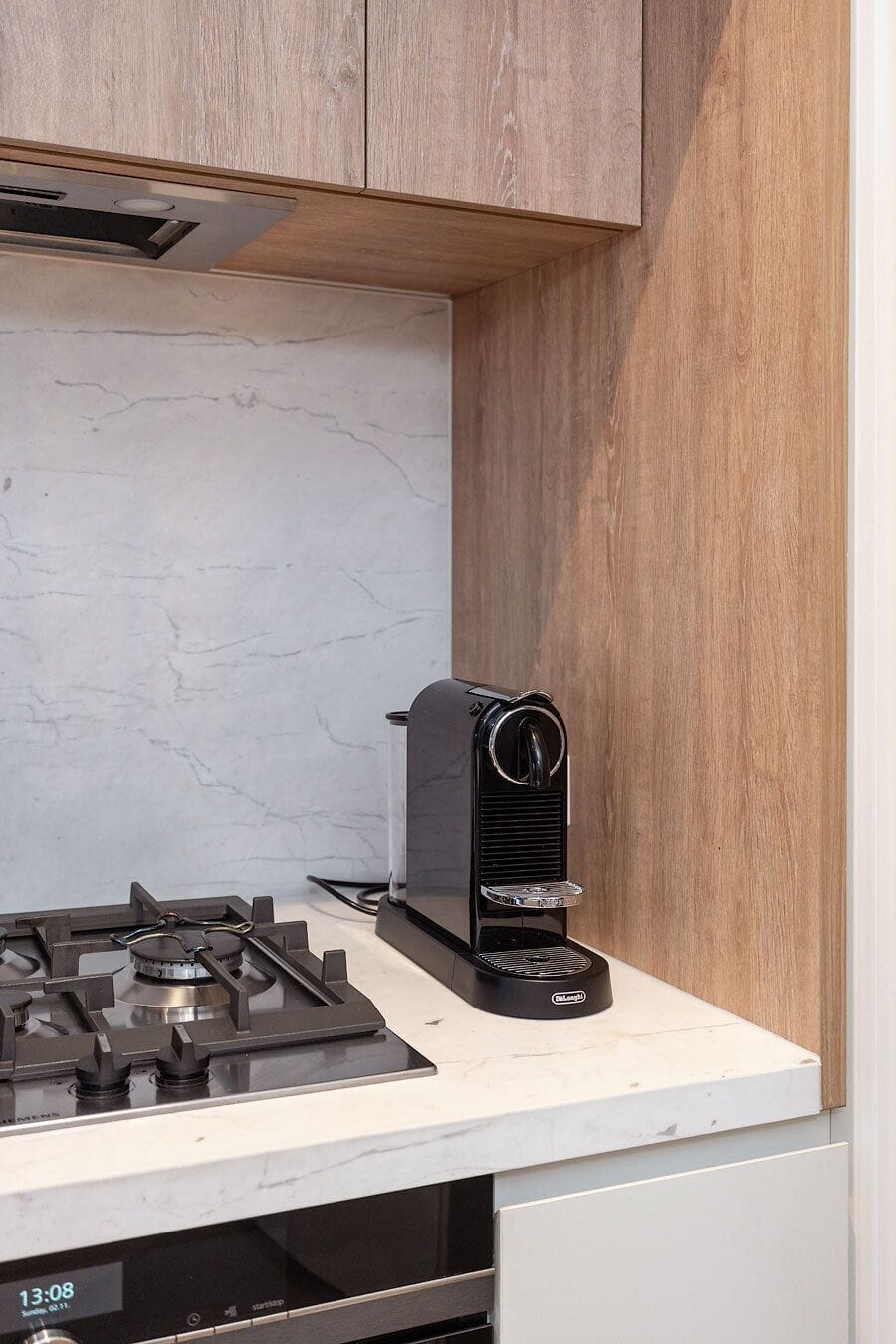 Start your morning with a fresh Nespresso, giving you an easy caffeine fix before heading out to experience the city.