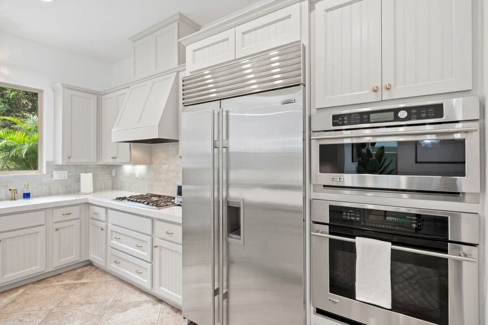Newly renovated gourmet chef`s kitchen.