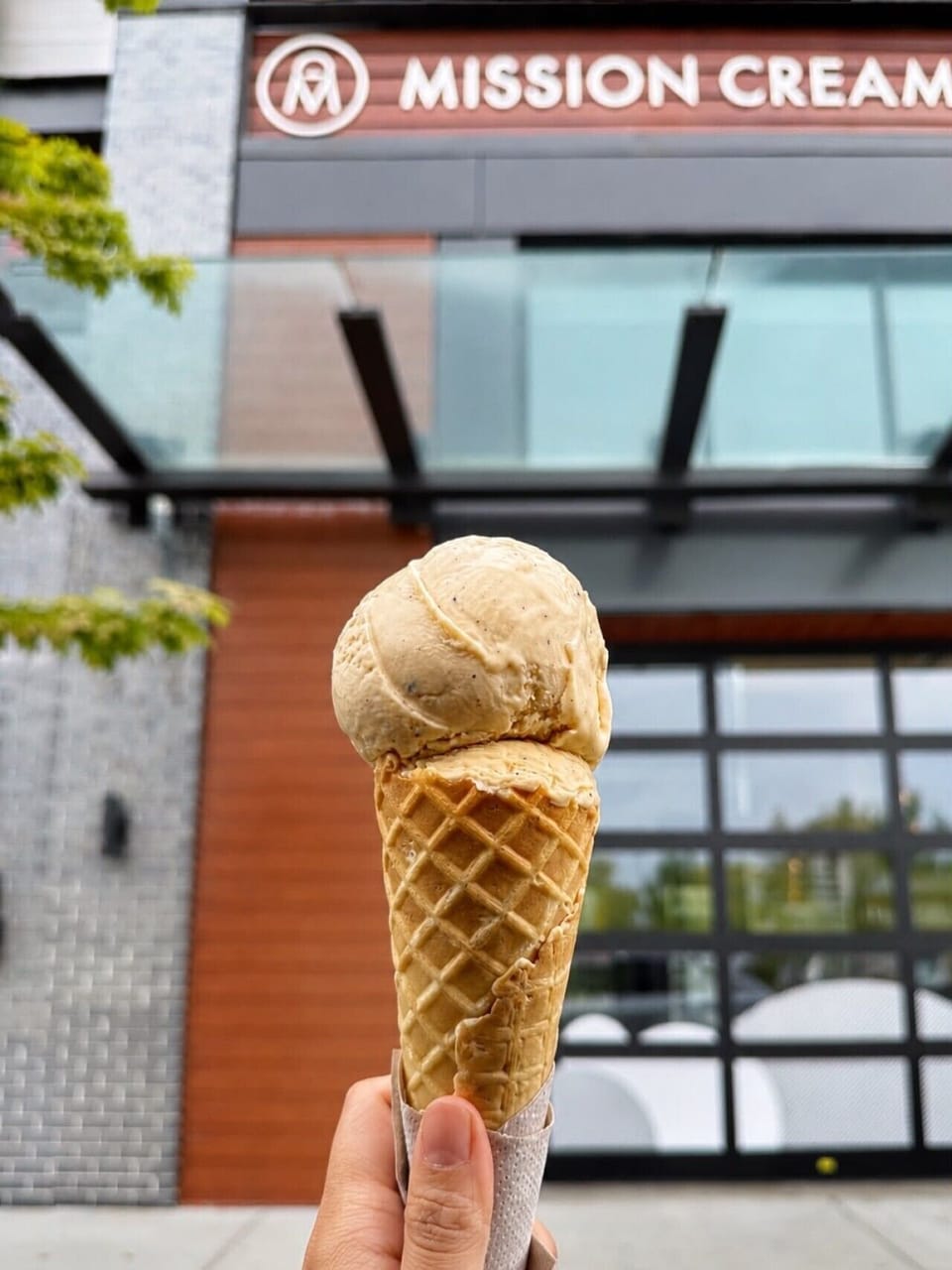 Mission Creamery is just downstairs for great ice cream!