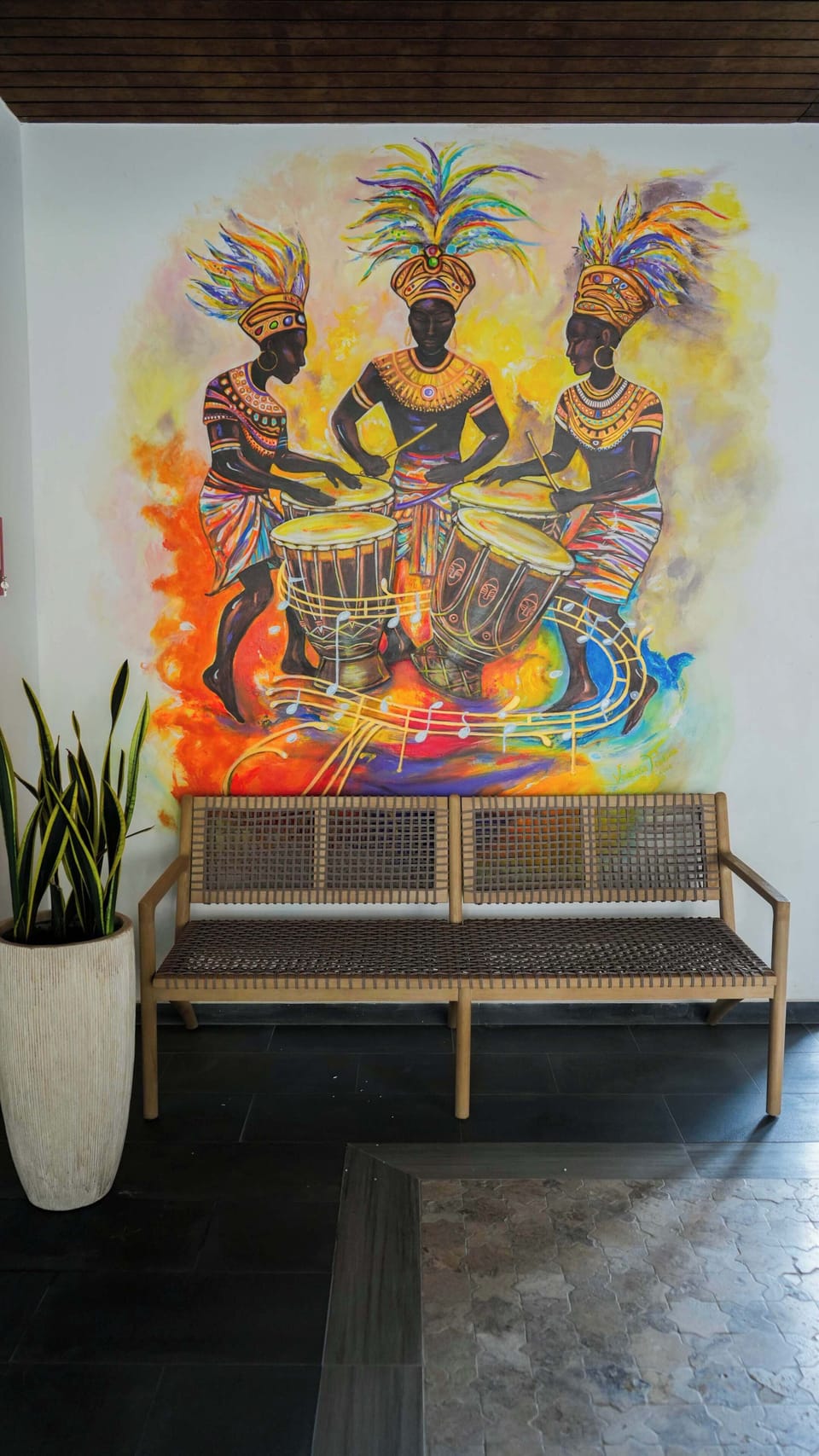 Artistic welcome