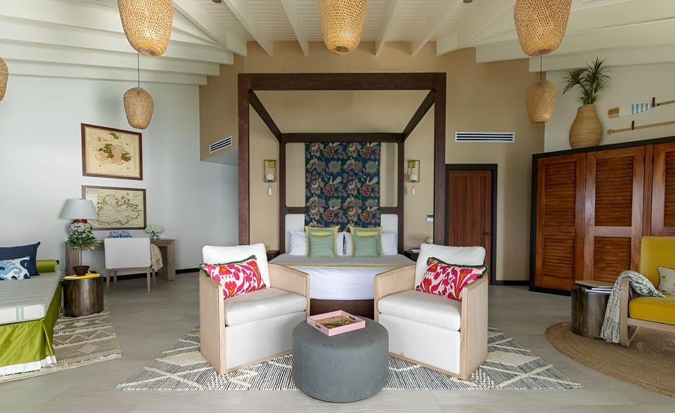 Spread out in a spacious suite with stylish lounge seating.