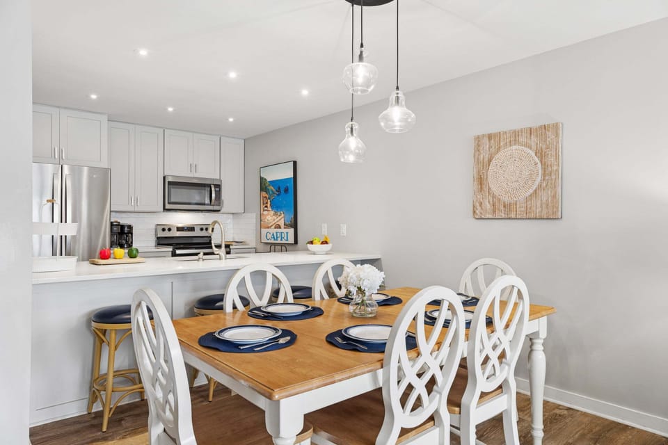 Room for the whole group to linger over a meal together.