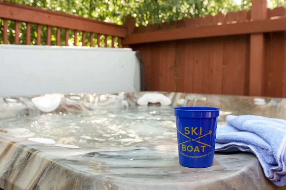 Enjoy one of two shared community hot tubs