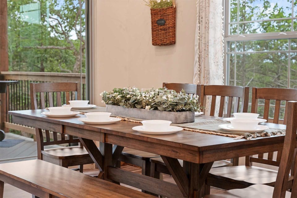 A cozy gathering space designed for dining, conversation, and connection
