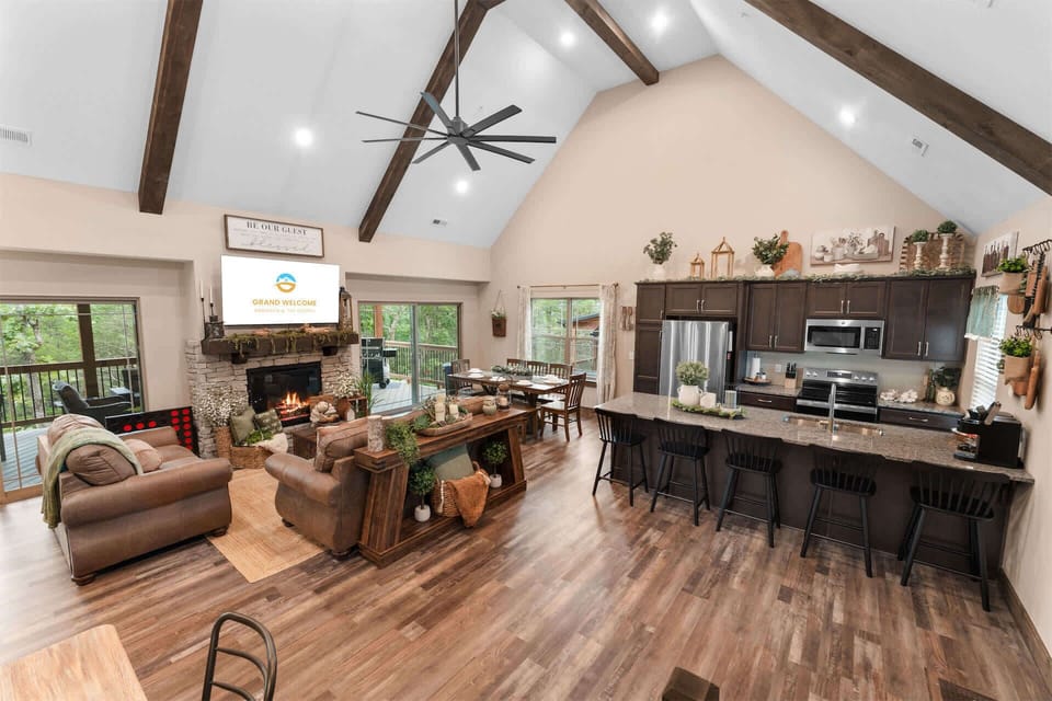 Open-concept living designed for gathering, dining, and relaxing together
