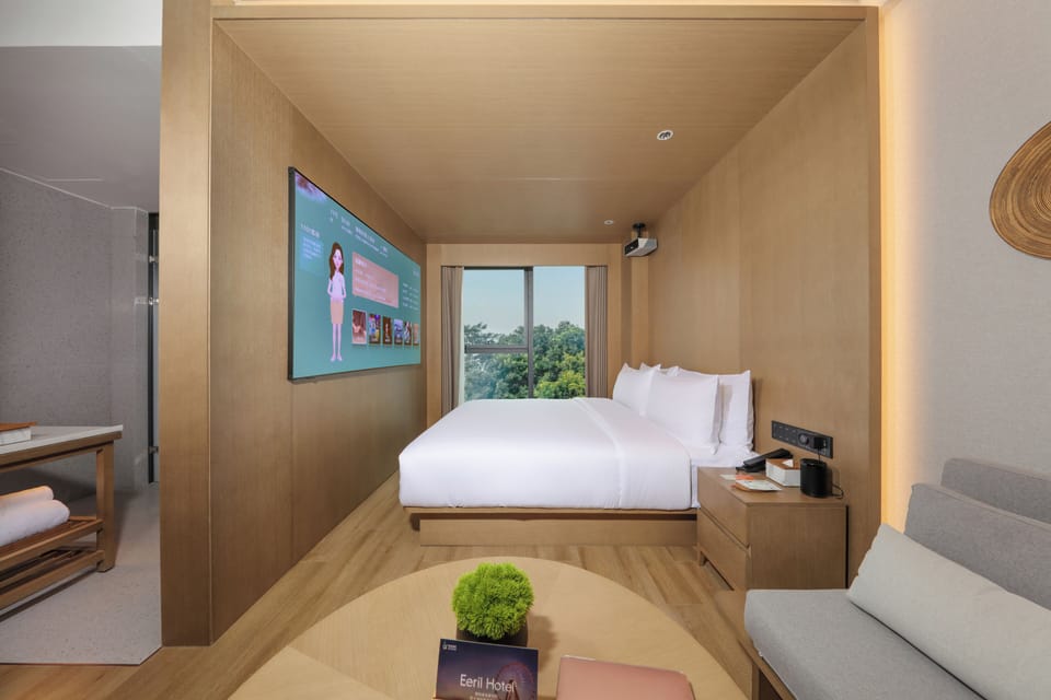 Classic Double or Twin Room, City View | Desk, laptop workspace, WiFi (free)