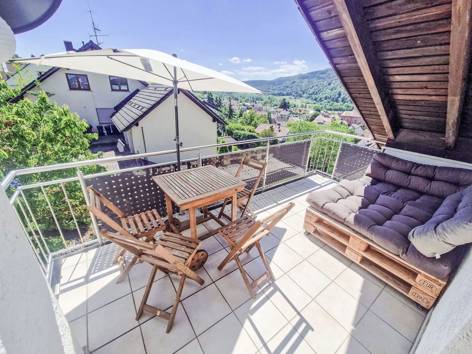 Outdoor Furniture, Porch, Balcony, Outdoor Table, Deck, Chair, Patio, Courtyard, Coffee Table, Villa
