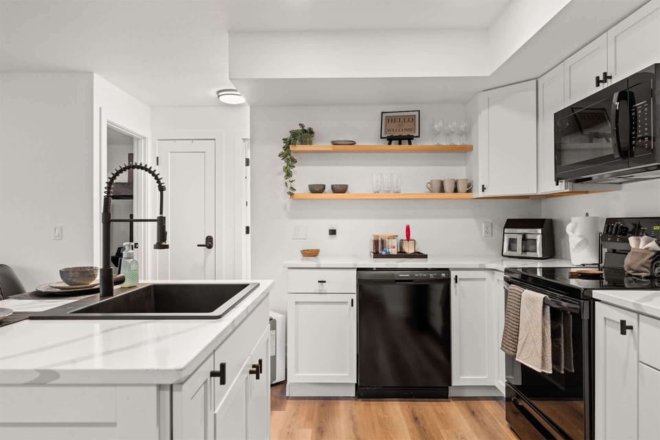 Condo, Multiple Beds, Balcony (The One on the Water) | Private kitchen | Coffee/tea maker