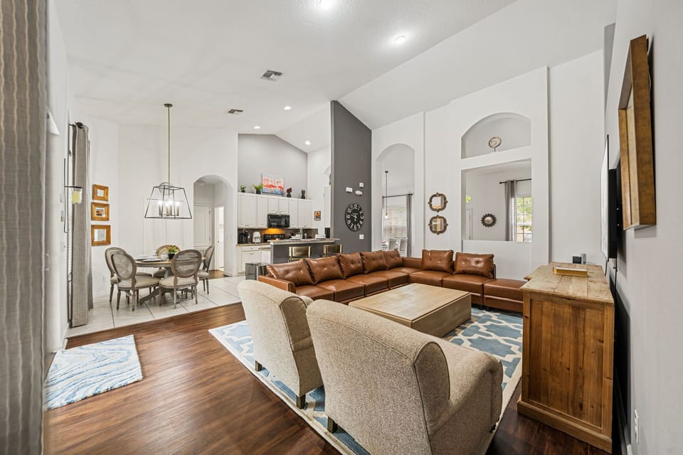 Relax in an Open, Light-Filled Living Area