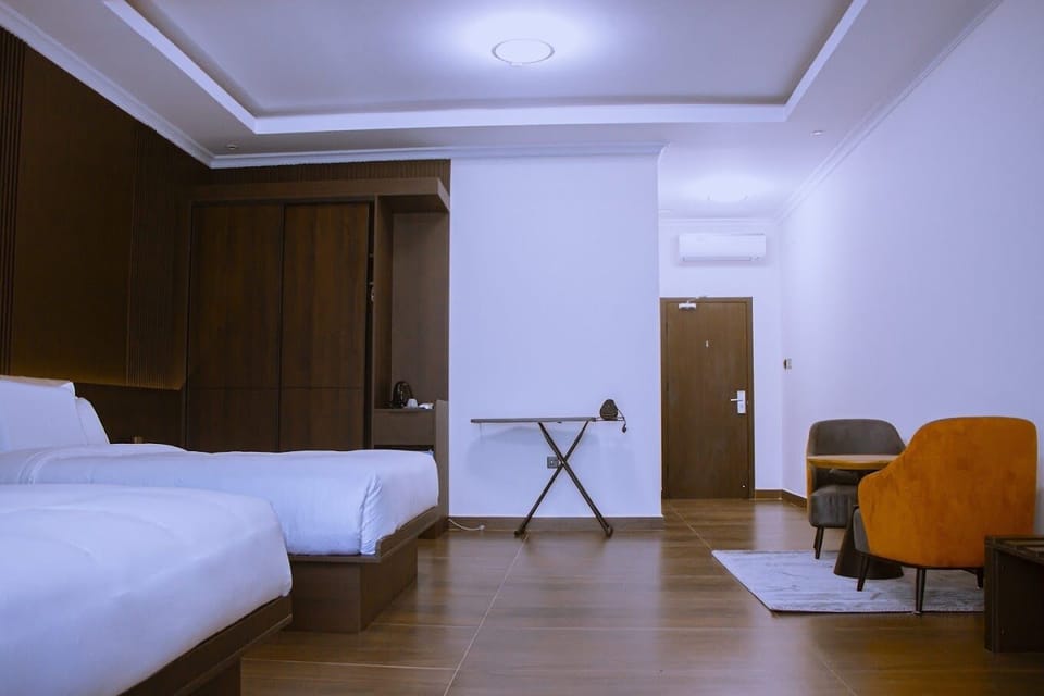 In-room safe, soundproofing, iron/ironing board (on request)
