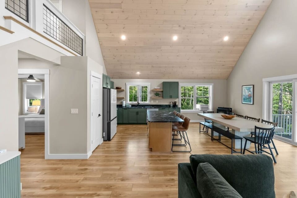 The heart of the home, where the kitchen, dining, and living areas flow together seamlessly.
