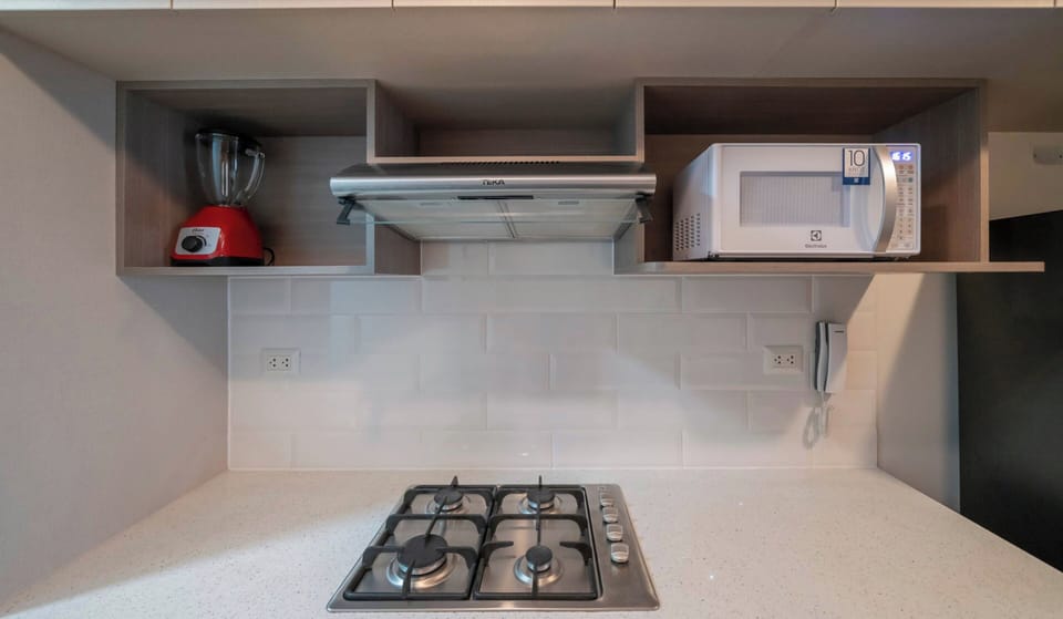 Apartment, City View | Private kitchen