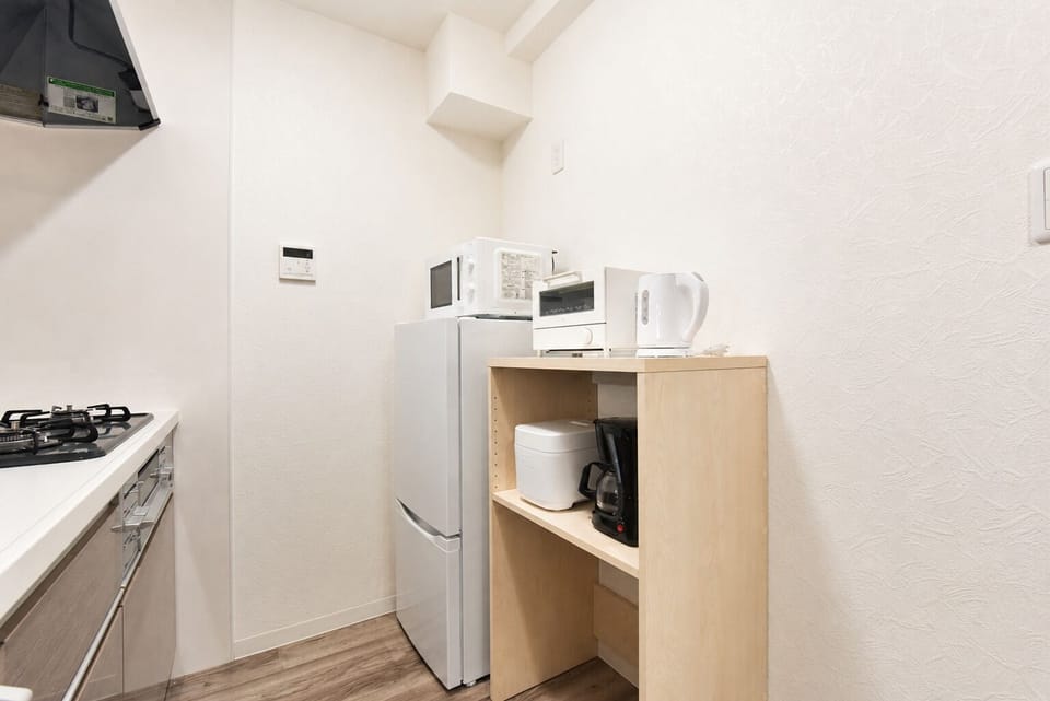 Comfort Apartment, Balcony | Private kitchen | Toaster, eco-friendly cleaning products, freezer, dining table