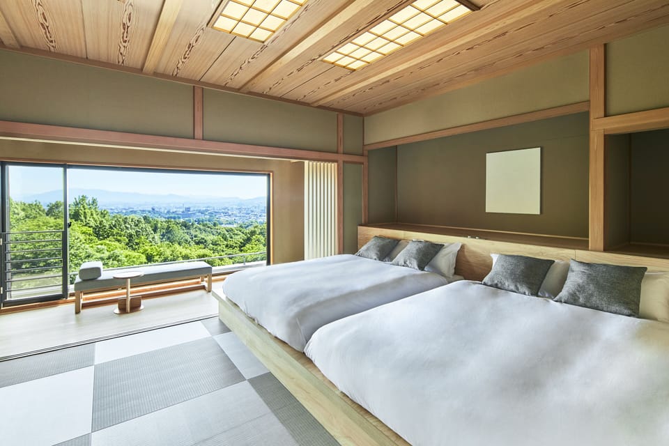 Deluxe Twin Room, 2 Double Beds, Non Smoking, City View | Premium bedding, in-room safe, blackout drapes, soundproofing