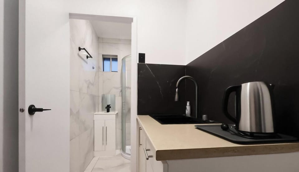 Clean and functional kitchen for light cooking