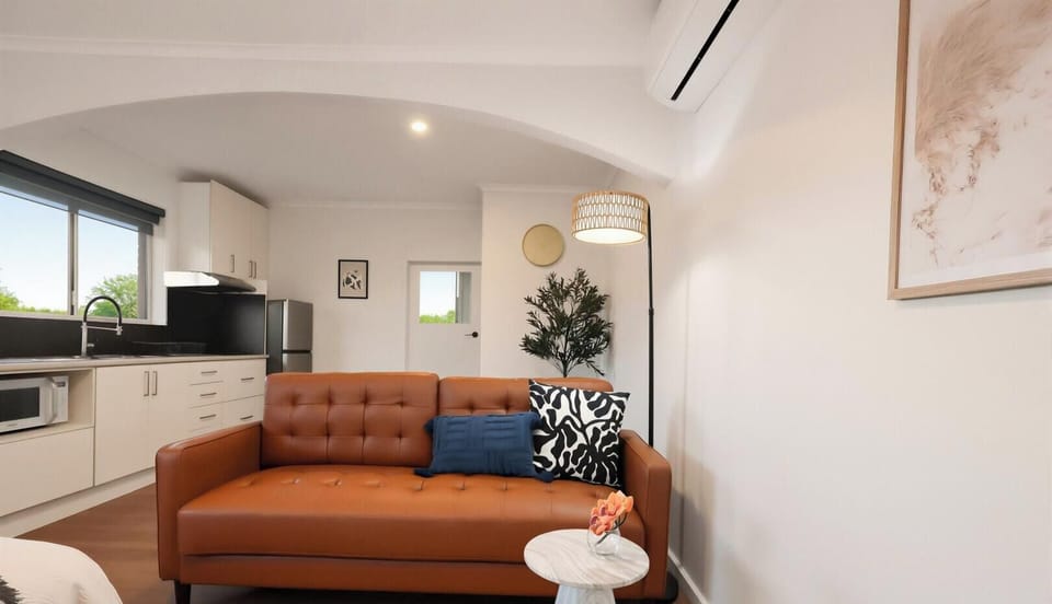 Bright living area with comfortable seating