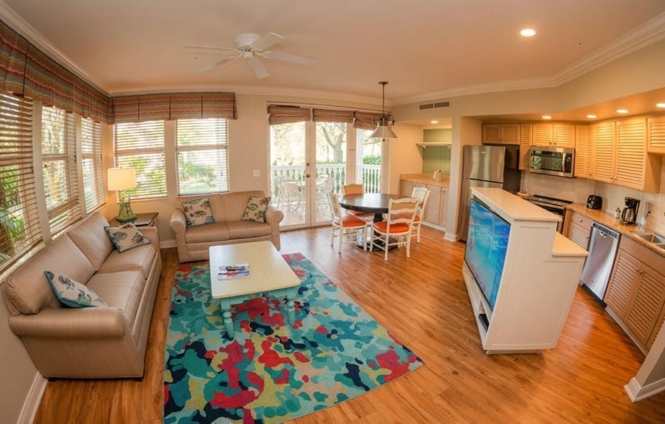 Kitchen & Dining •  1 Queen-size Sleeper Sofa + 1 Twin-size Sleeper Chair