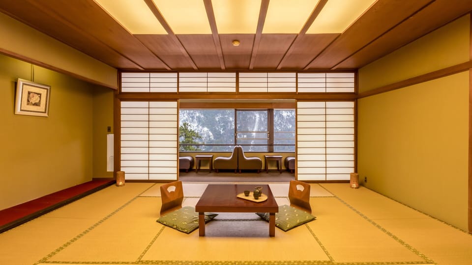 Standard Room, Non Smoking (Japanese Style Room 15jo with bath) | In-room safe, desk, WiFi (free), bed sheets
