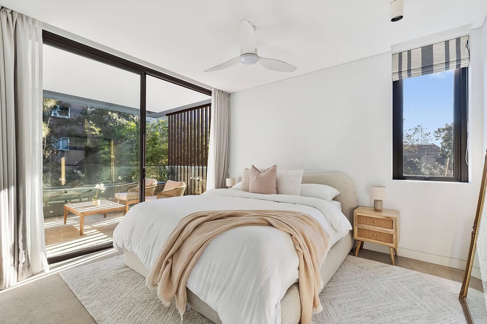 Master Bedroom with Private Balcony