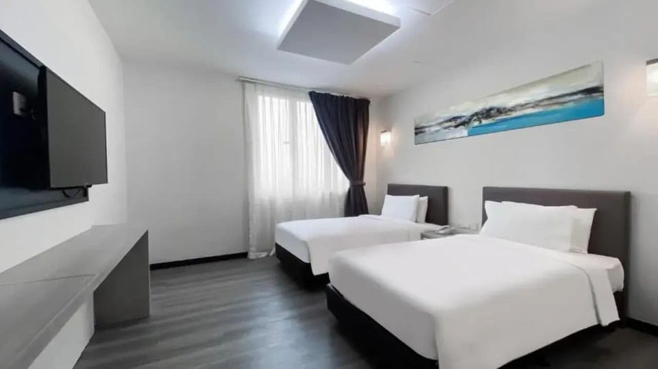 Premium Deluxe Twin | Desk, laptop workspace, WiFi (free)