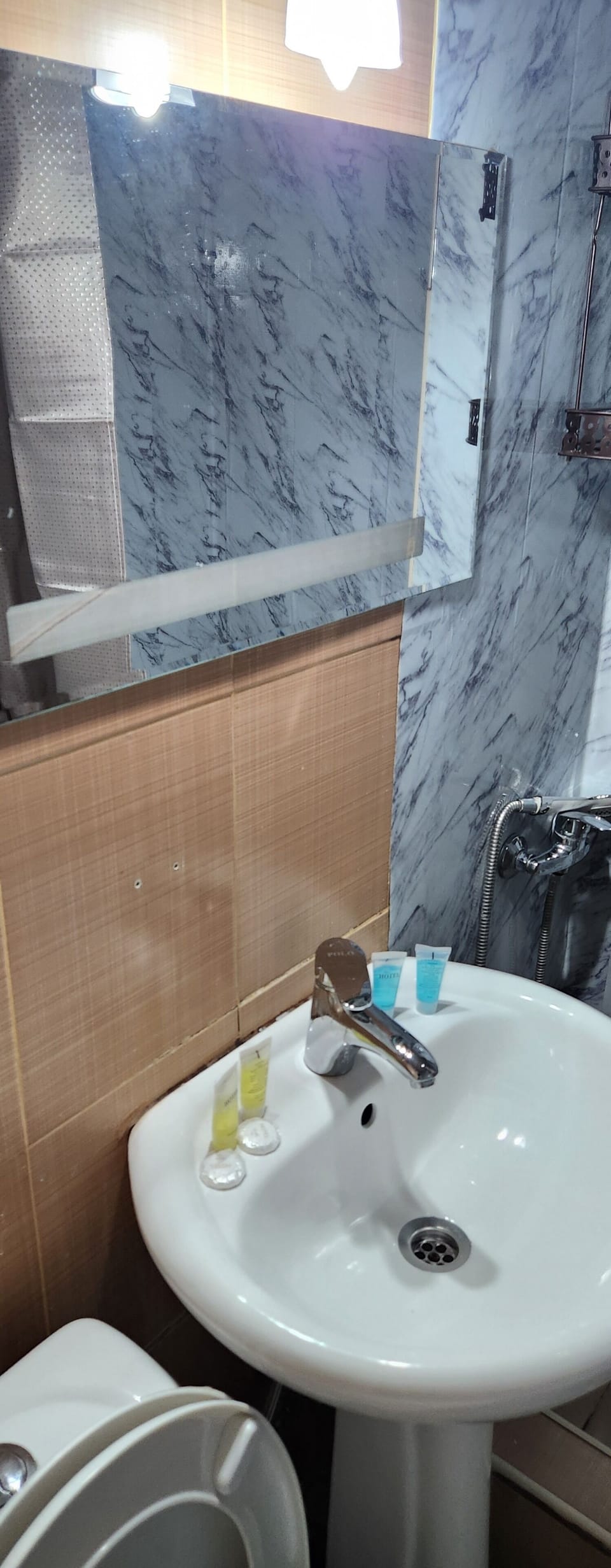 Luxury Quadruple Room, Balcony, City View | Bathroom | Shower, slippers, towels, soap