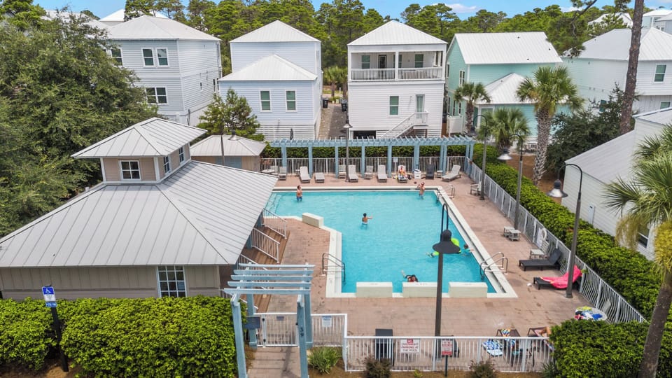 The neighborhood pool is about three houses down and shared only with our small community, so you're rarely hunting for a chair. Open dawn to dusk.