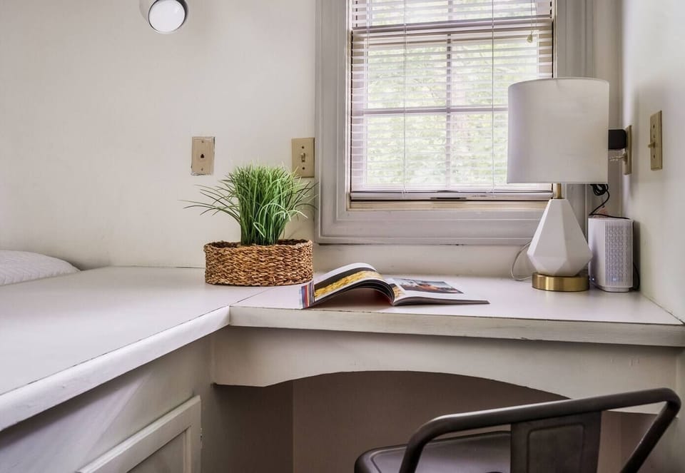 Stay productive or simply enjoy the view from this thoughtfully placed workstation, perfect for remote work or journaling during your stay.
