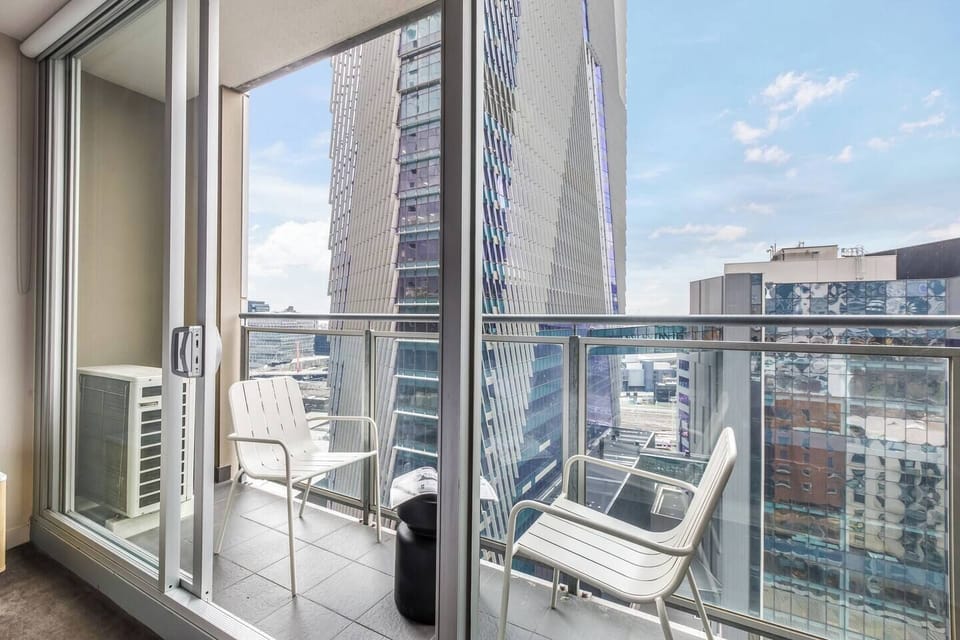 Step out onto your private balcony for a breath of fresh air and a quiet moment above the city streets.