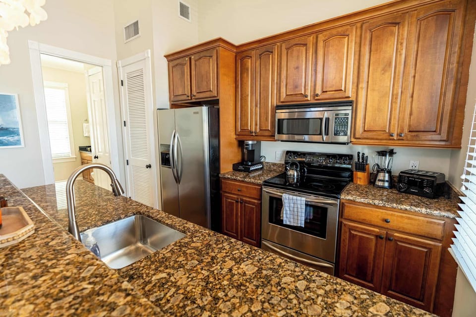 Two Luxury Fully Equipped Kitchens with Granite Countertops