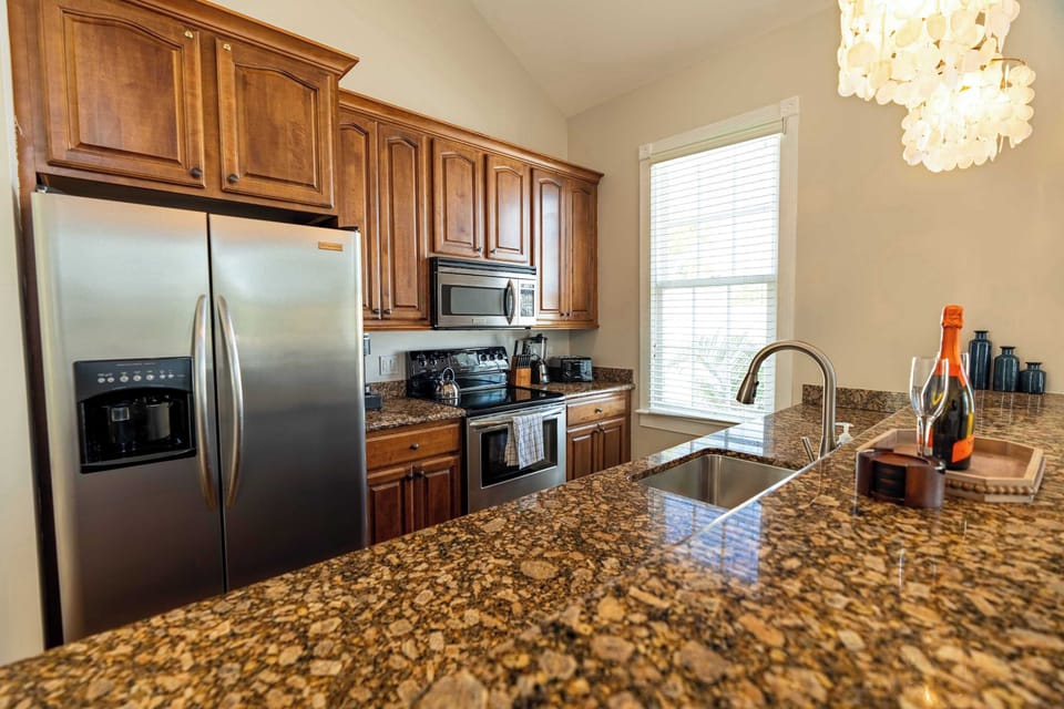 Two Luxury Fully Equipped Kitchens with Granite Countertops