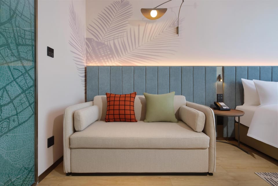 Room, 1 King Bed with Sofa bed | Living area