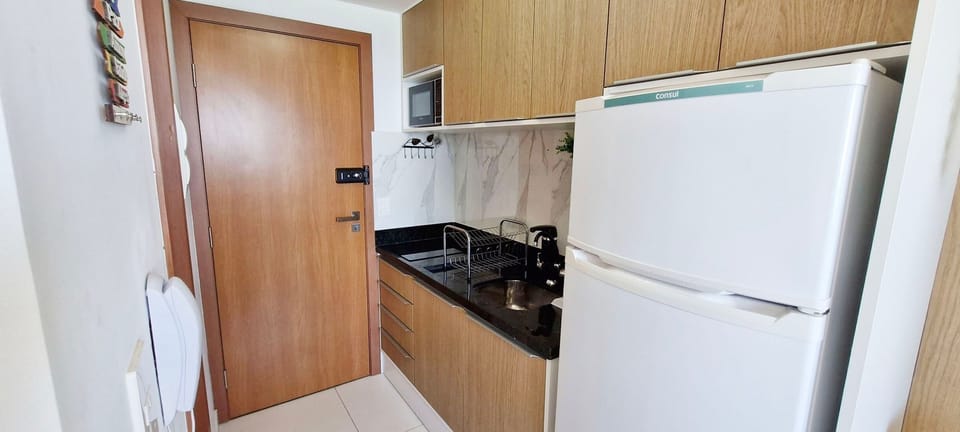 Apartment | Private kitchen | Fridge, microwave, cookware/dishes/utensils
