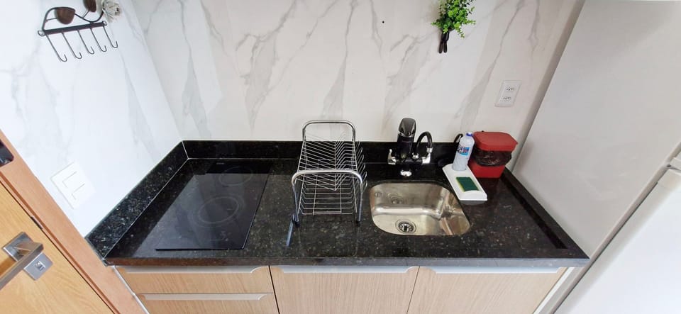Apartment | Private kitchen | Fridge, microwave, cookware/dishes/utensils