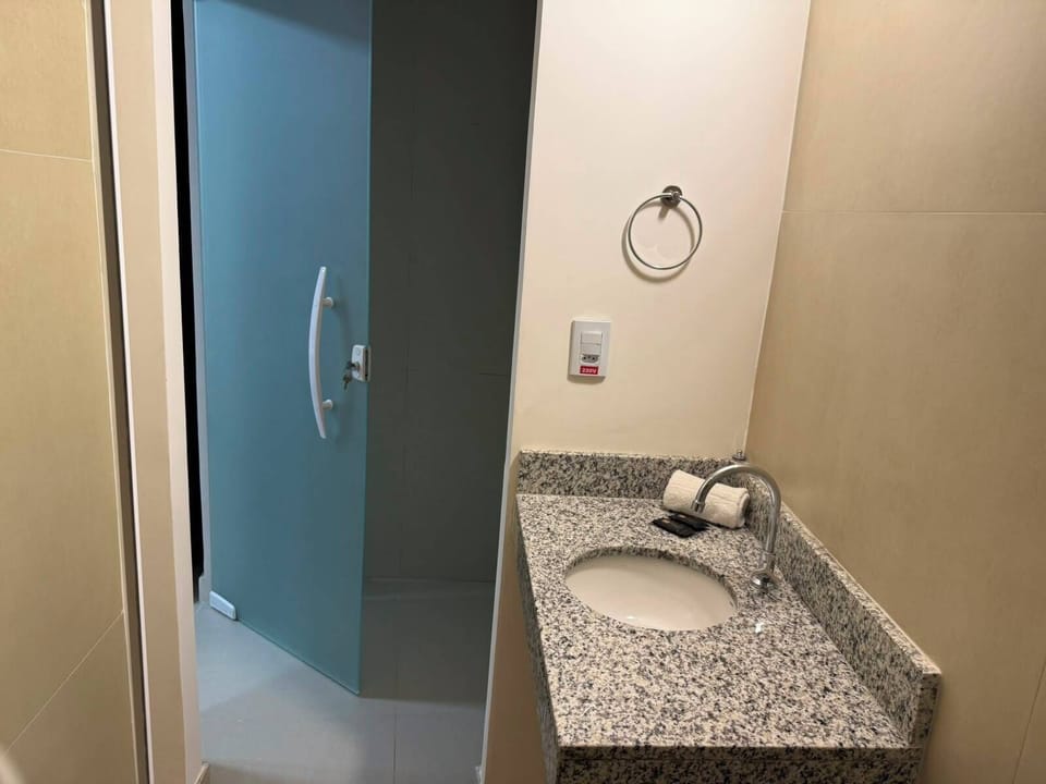 Standard Double Room | Bathroom | Shower, towels, soap, toilet paper