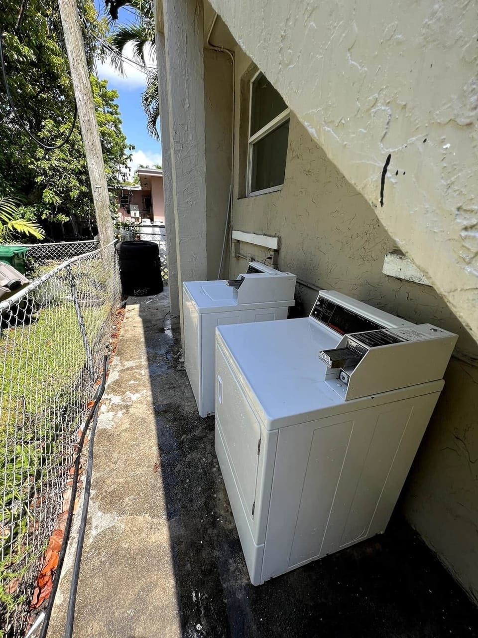 Paid washer and dryer