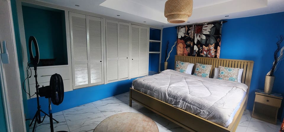 Blackout drapes, iron/ironing board, WiFi (free)