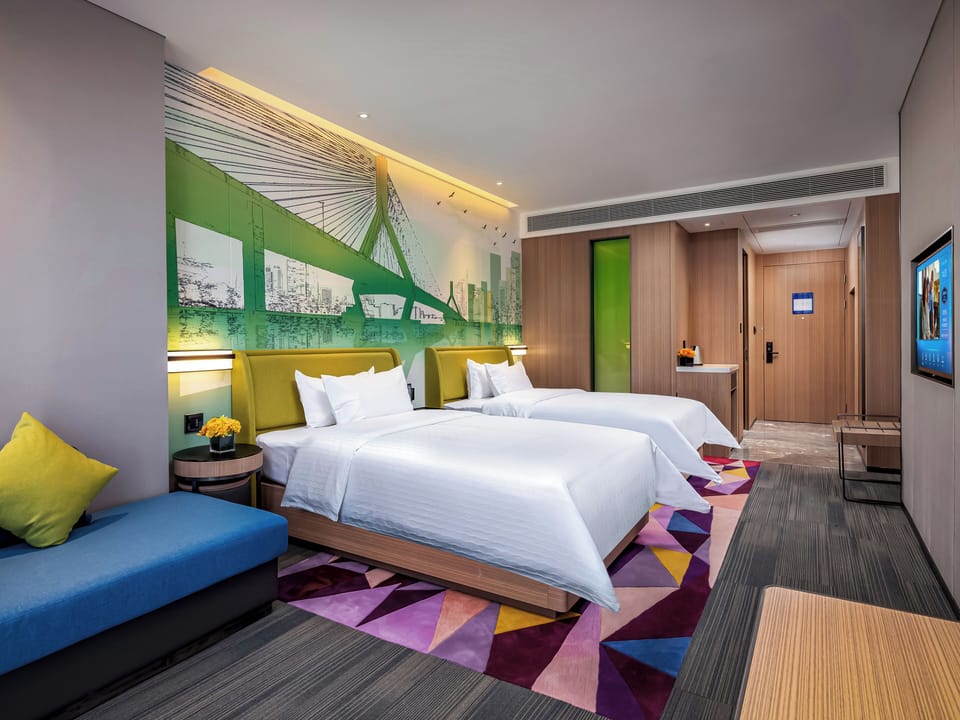 Superior Double Room, City View | Laptop workspace, blackout drapes, soundproofing