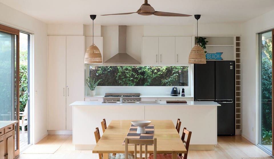 Gather around the dining area, where shared meals and easy conversation bring everyone together after a day of exploring.