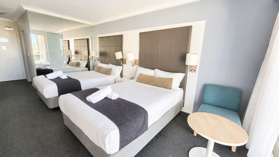 Standard Room, 2 Double Beds, Non Smoking, Balcony
